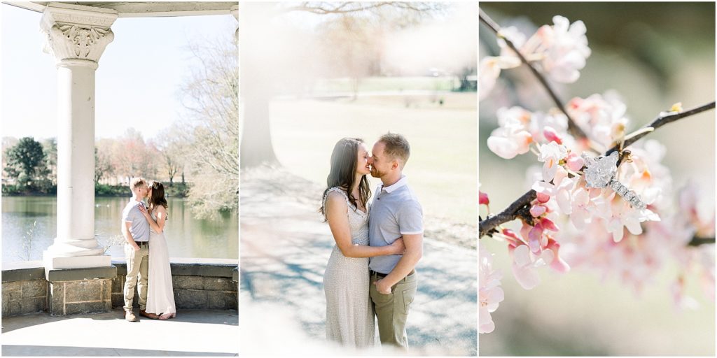 Piedmont Park Spring Engagement Session, Piedmont Park Cherry Blossoms, Atlanta Engagement Photographer