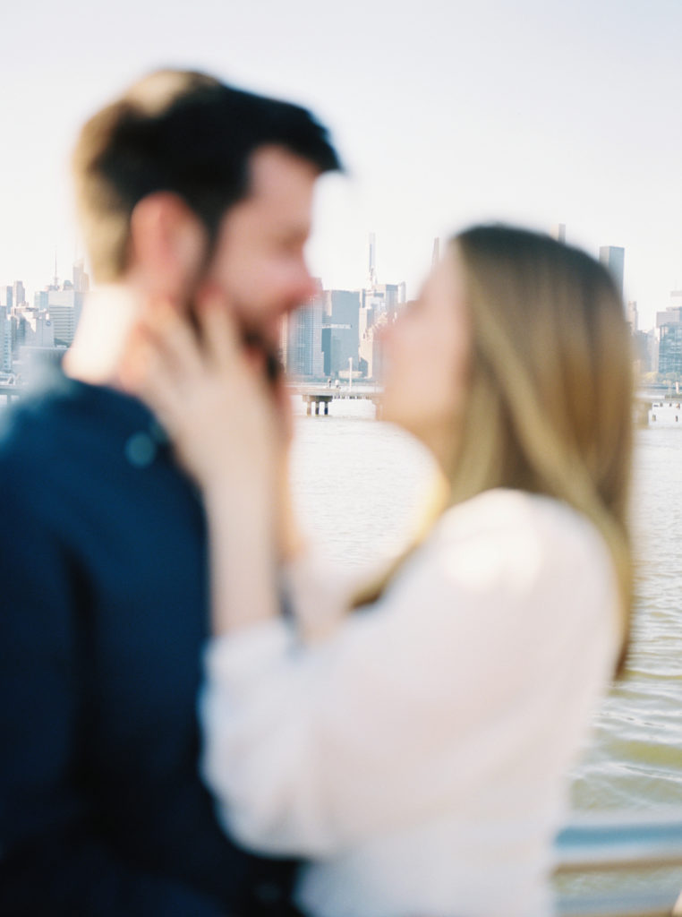 New York City Engagement Session, Greenpoint Brooklyn Engagement Session, New York City Film Photographer