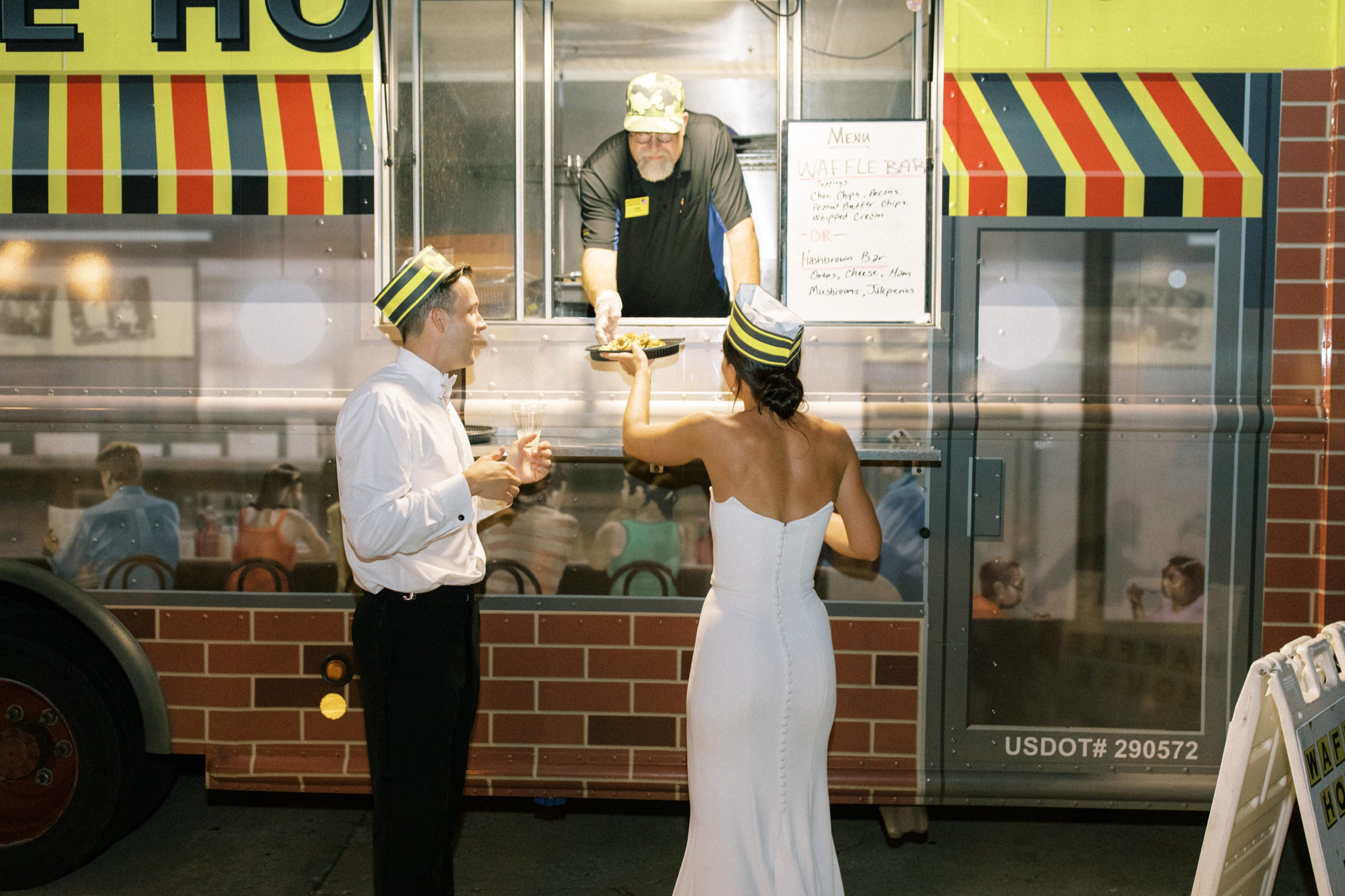 Atlanta Wedding Photographer,
Atlanta Film Photographer, The Foxglove Marietta Wedding, Waffle House Wedding